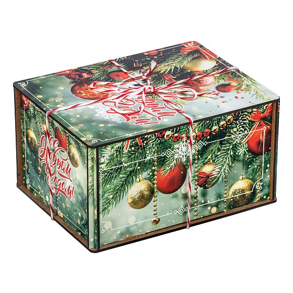 Сладкий новогодний подарок Зеленое Чудо (малая)